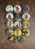 classic tarot in button format